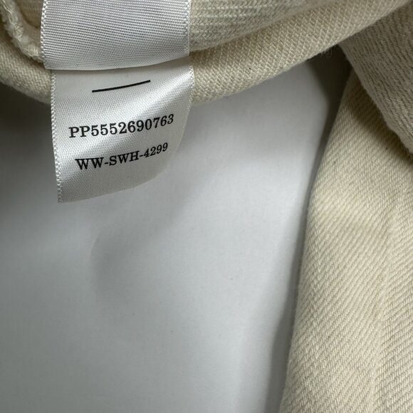 Everlane Women's ECRU The Super Soft Coverall Denim Button Up 0/C35/W36/L26.5 - Picture 12 of 13